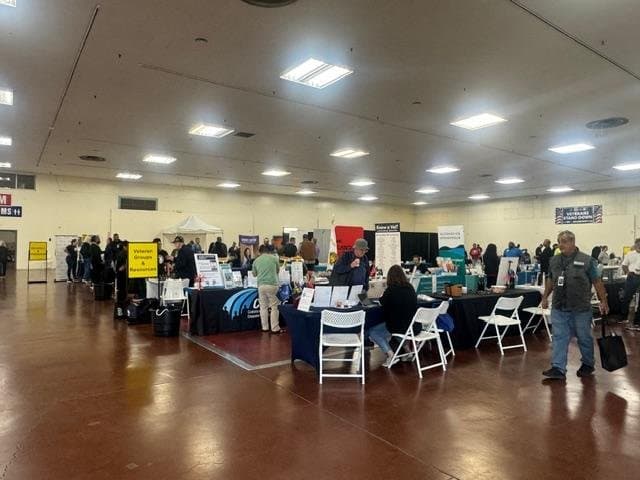 Community meal at Stand Down