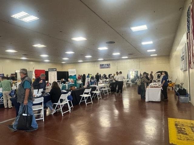 Stand Down hall serving veterans