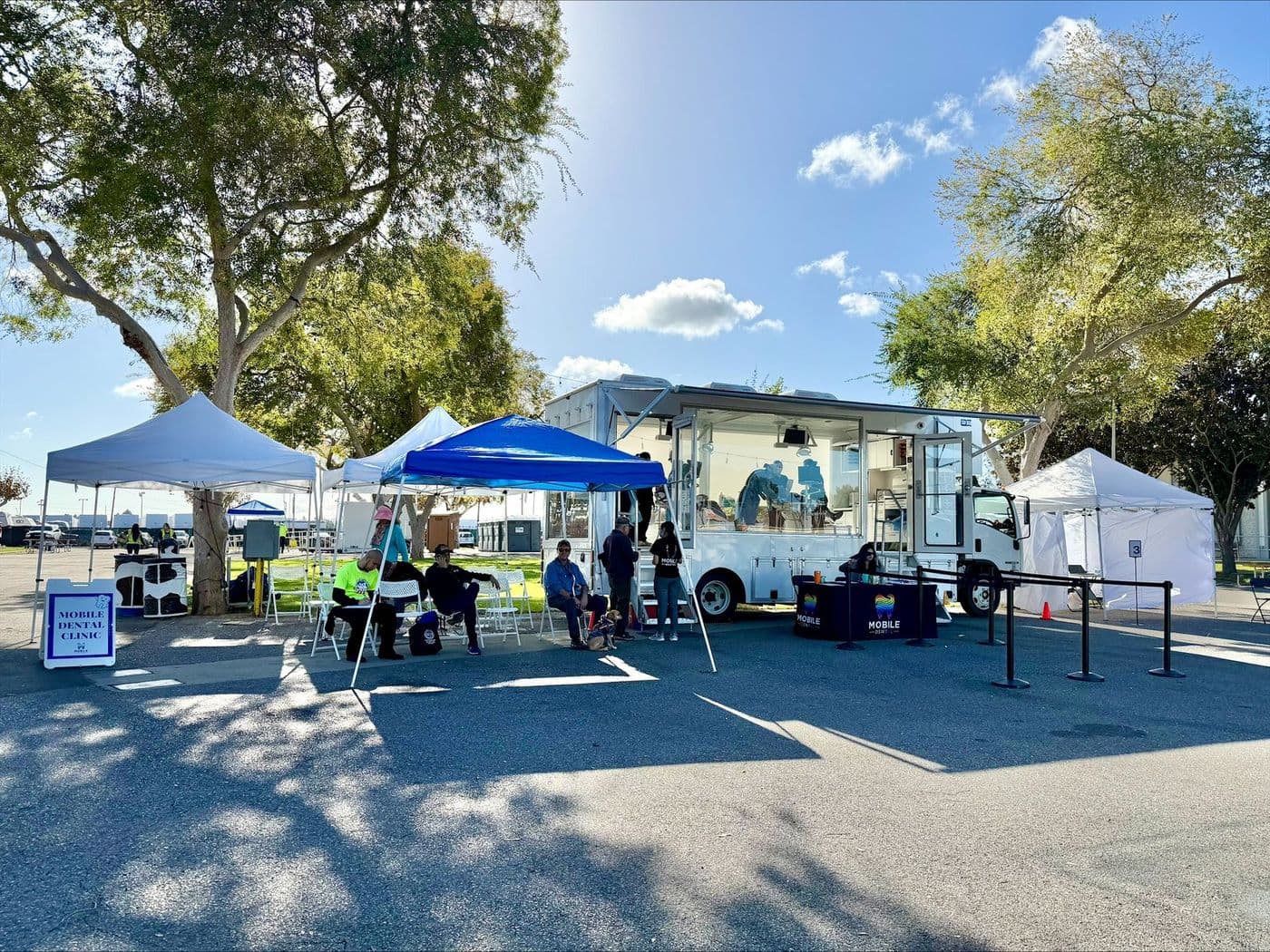 Mobile dental clinic serving veterans
