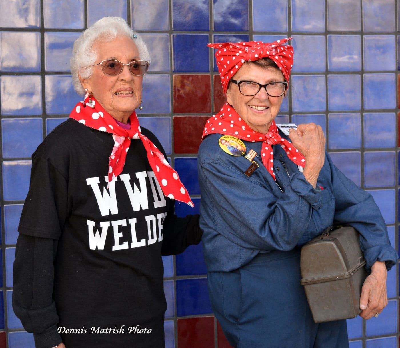 Rosie the Riveter tribute at the parade